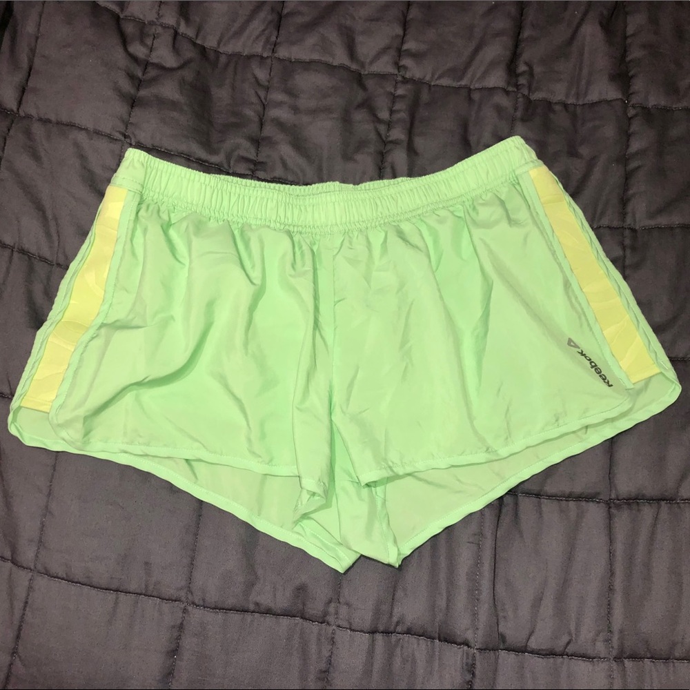 Reebok Workout Ready Woven Short in Neon Green